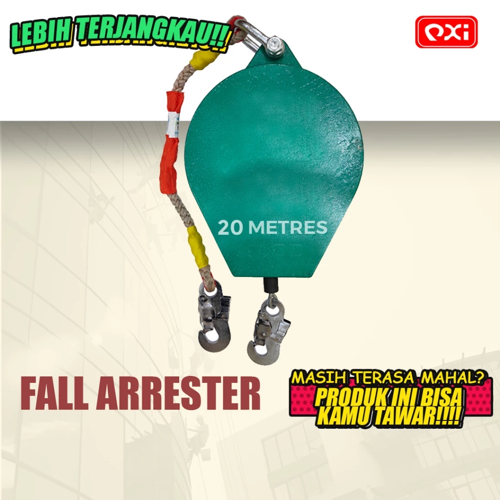 Fall Arrester (10M / 15M / 20M – 150 KG) - Sparepart Industri PT Qiao Xing Industry