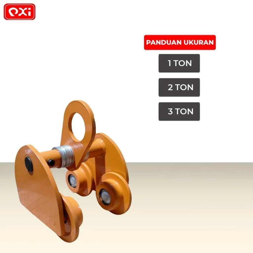 Manual Trolley 1, 2 & 3 Ton / Manual Plain & Geared Trolley