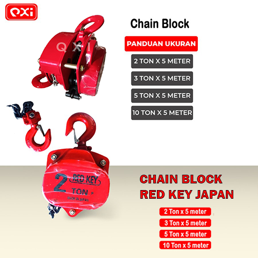 Chain Block/Takel Bulat 2 Ton x 5/6 Meter