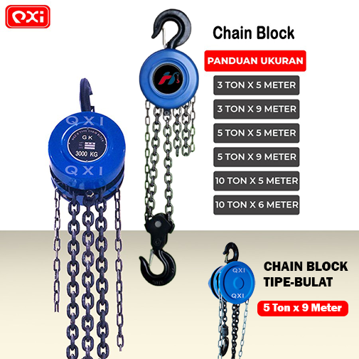 Chain Block/Takel Bulat 2 Ton x 5/6 Meter