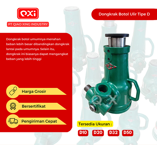Dongkrak Hidrolik / Dongkrak Botol Ulir / Screw