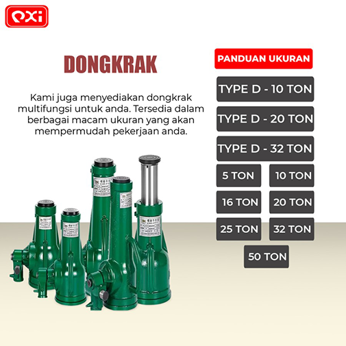 Dongkrak Hidrolik / Dongkrak Botol Ulir / Screw