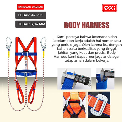 Full Body Harness Double Big Hook