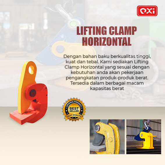 Lifting Clamp Hook Horizontal / Alat Angkat Plat / Penjepit Plat