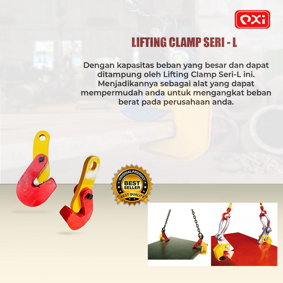 Lifting Clamp Hook SERI L / DHQL / Alat Angkat Plat / Penjepit Plat