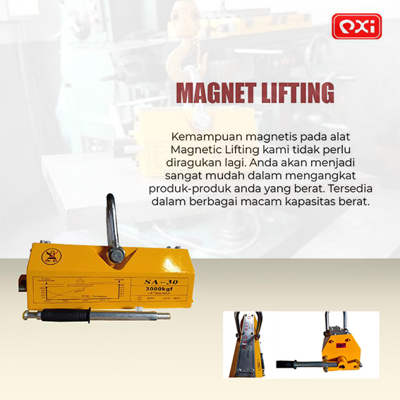 Magnet Lifting Permanent - Magnetic Lifter Permanen - Alat Angkut