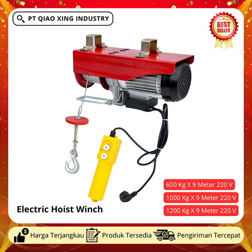 Mini Electric Wire Rope Hoist Takel Katrol Listrik