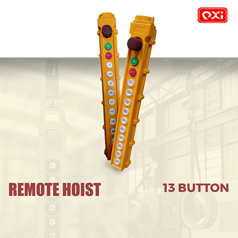 Remote Hoist Button Control 13 Tombol