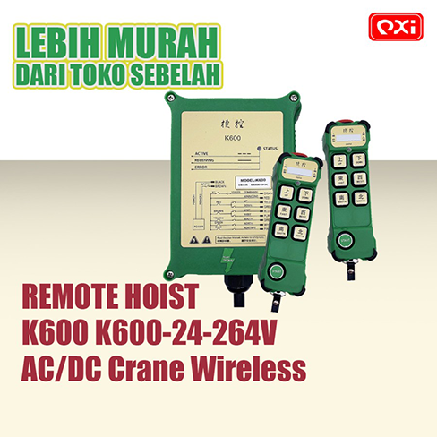 Remote Hoist Button Control K600 380V - 110-460V AC/DC Crane Wireless