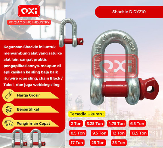 Shackle D/Segel Dee Screw Pin