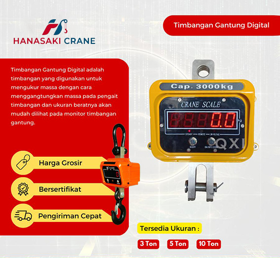 Timbangan Gantung Digital - Electronic Crane Scale